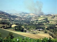 20070727 2  The nearest of the many forest fires in the area in the summer