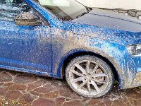 20160602 39  There was an unbeliveable amount of mud in the engine bay and underneath